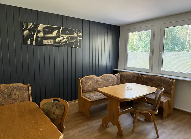 Aufenthaltsraum für Gäste der Pension