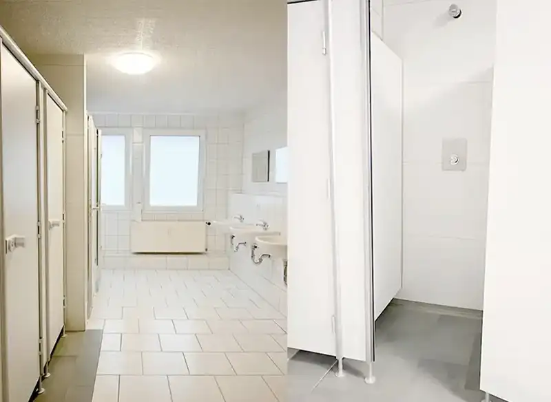 Monteurzimmer mit Bad oder Gemeinschaftsbad